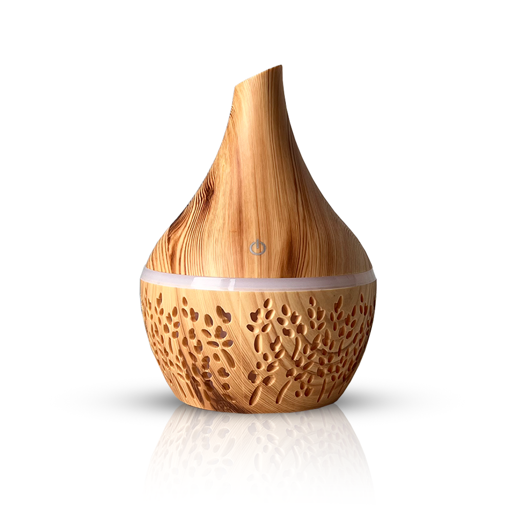 Aroma Diffuser – Luchtbevochtiger 300ML – Lightwood – Lofsy Bloomlight